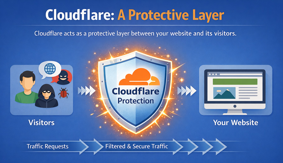 Cloudflare protection for websites